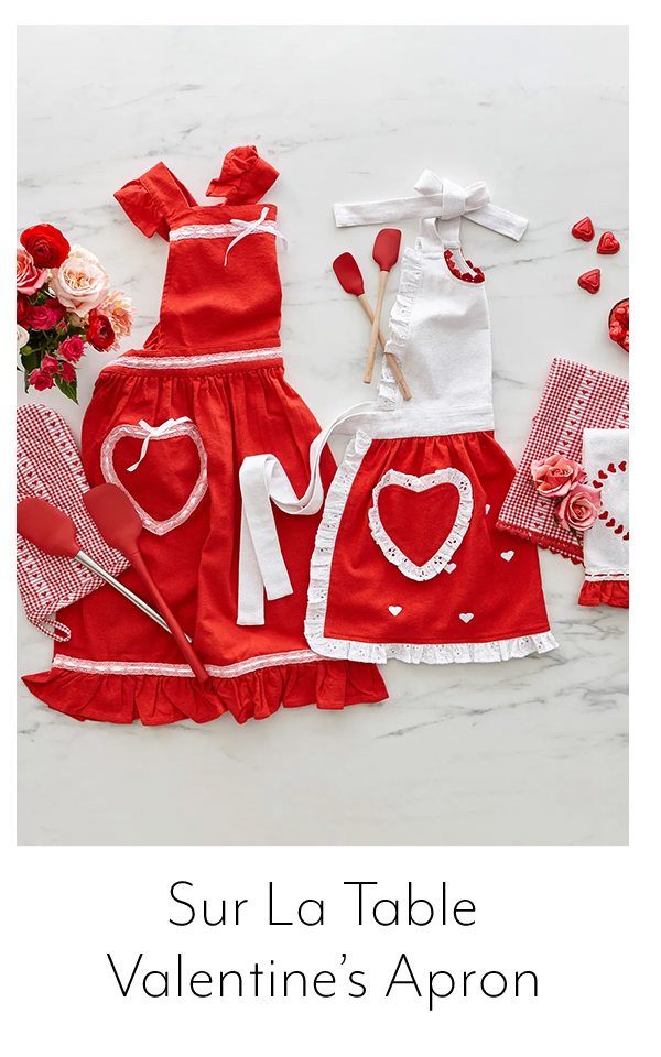 Sur La Table Valentine's Apron