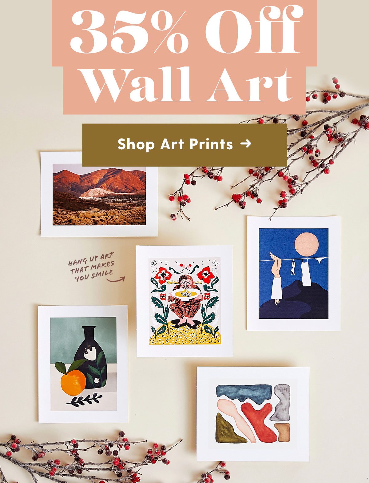35% Off Wall Art. Shop Art Prints →