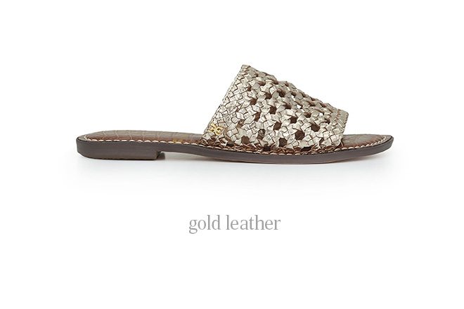 gold leather