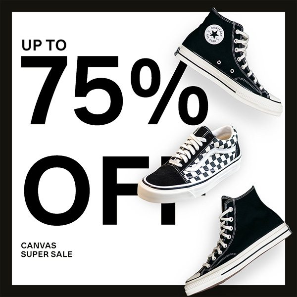 ☀️Canvas Sale: Up To 75% Off Converse 