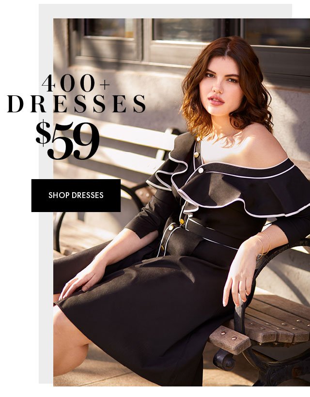 400+ Dresses $59 Hero