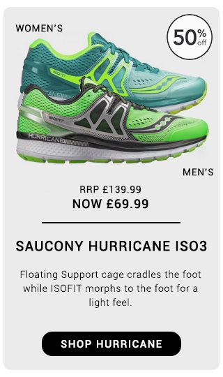 Shop Saucony Hurricane ISO3