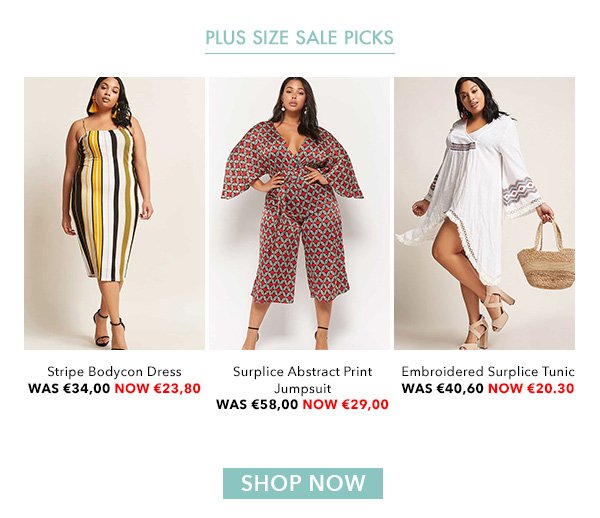 PLUS SIZE SALE PICKS