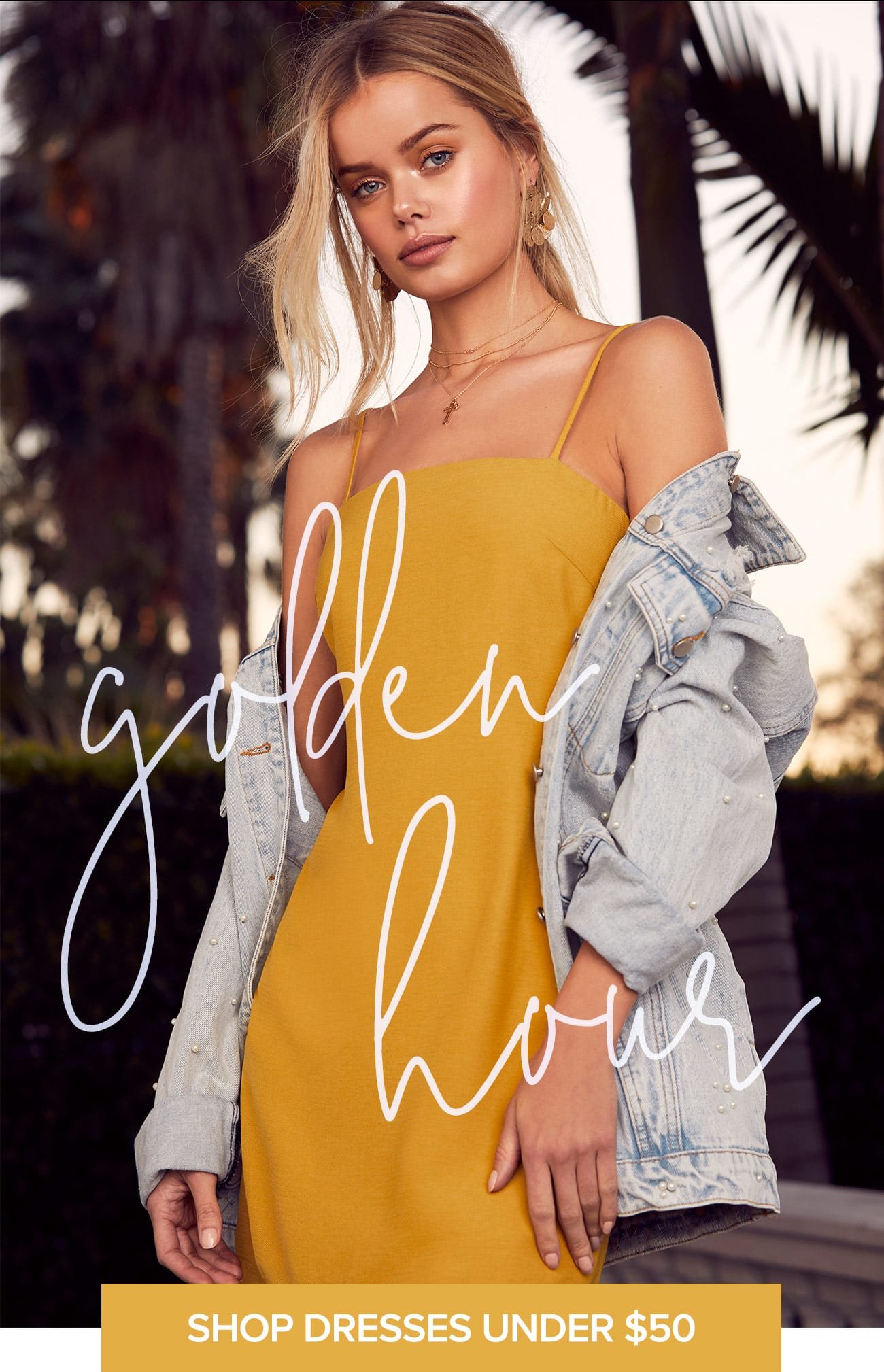 Golden Hour-Shop Dresses Under $50 