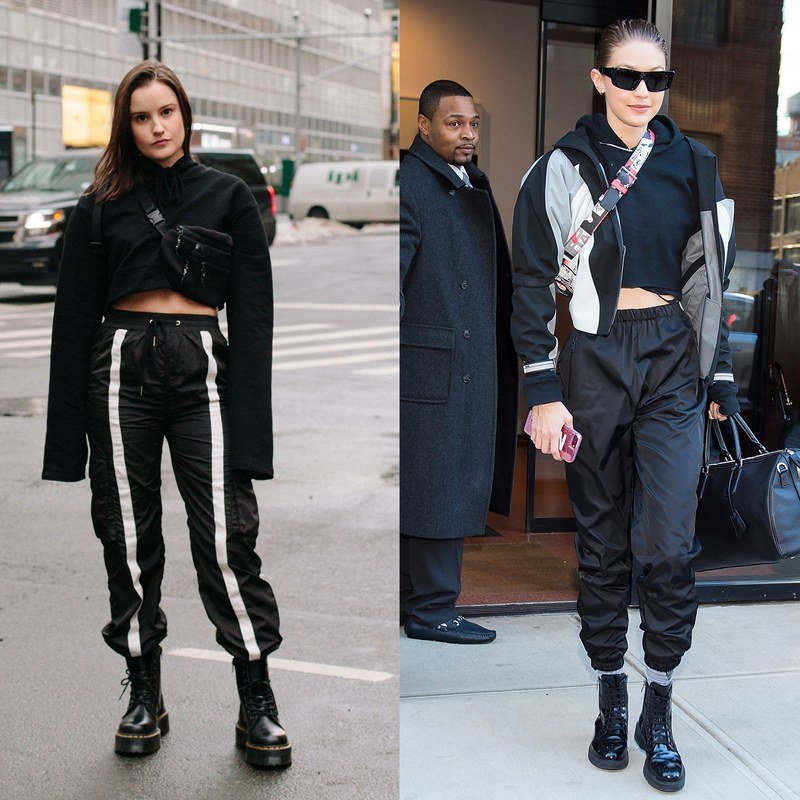 Gigi Hadid Maria Ward Athleisure Trend