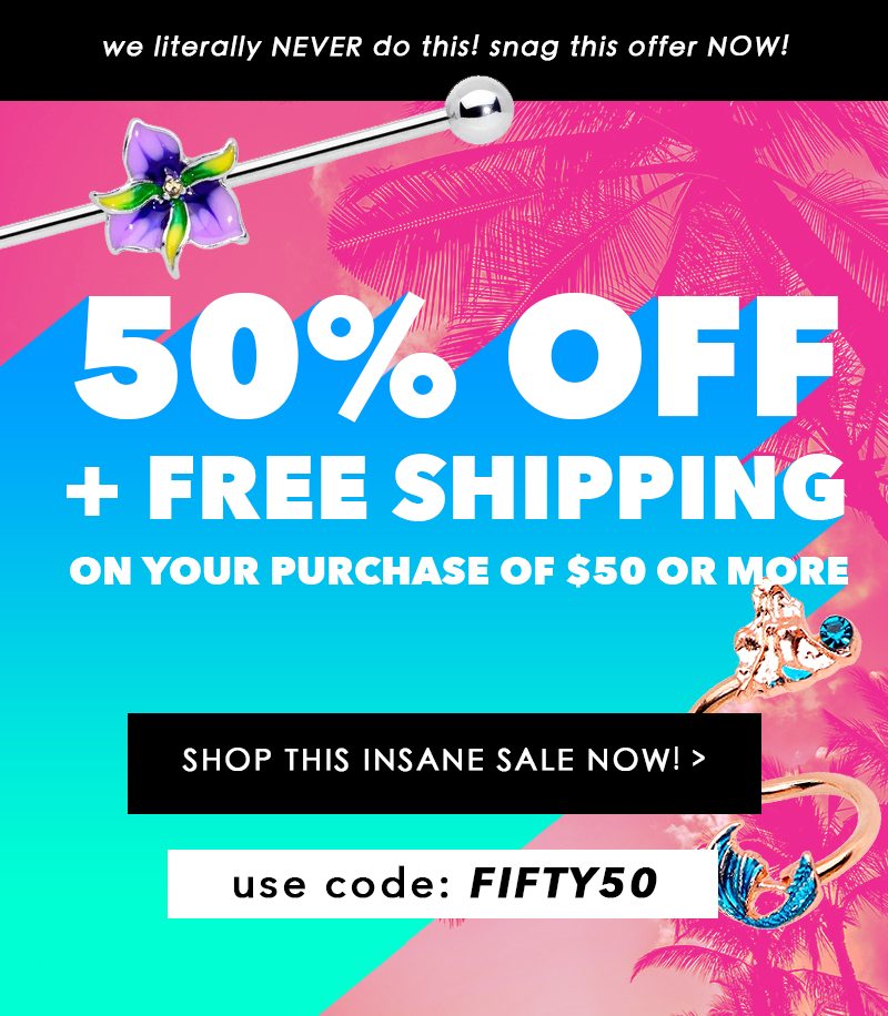 50% Off $50 - Use code: FIFTY50