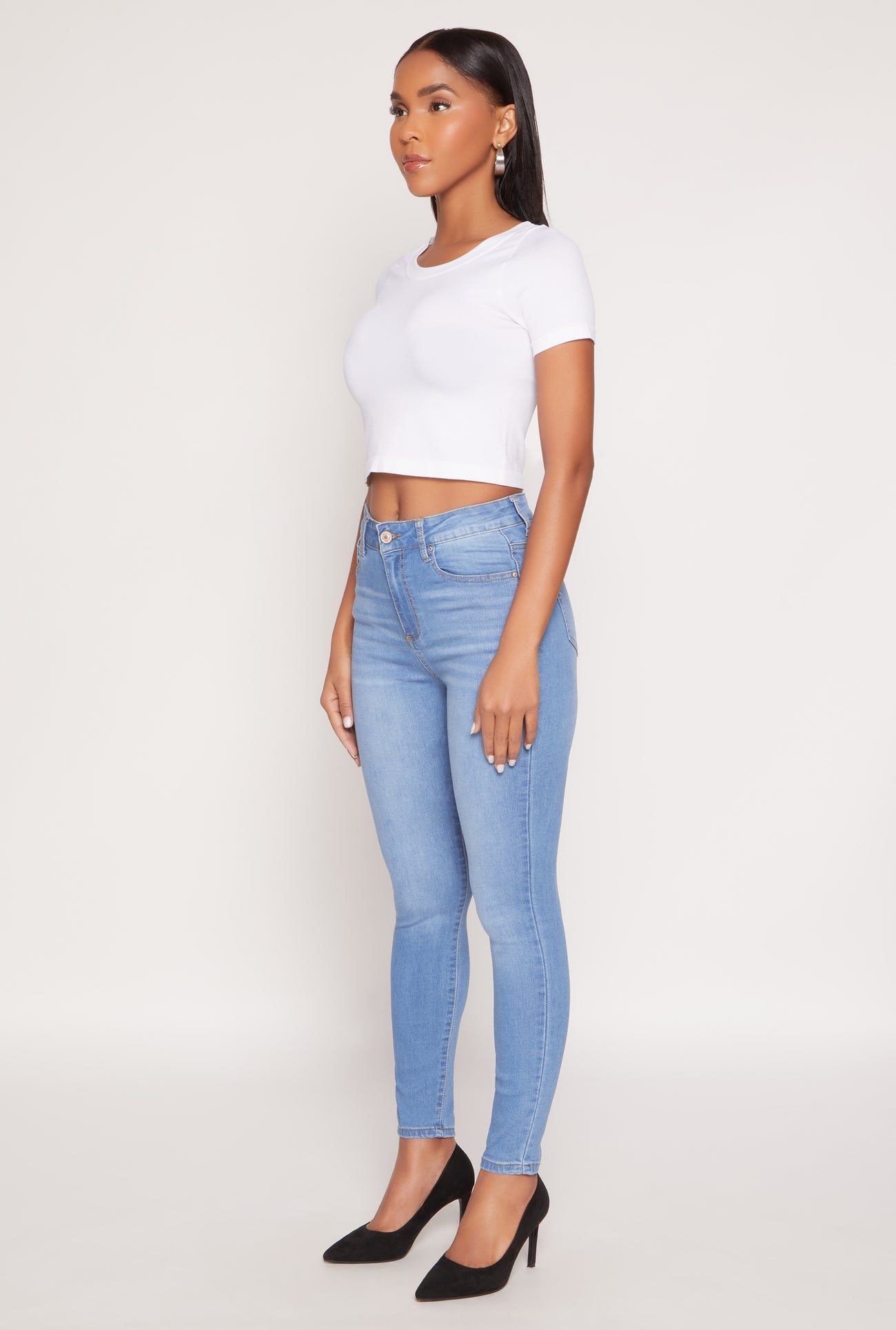 WAX Stretch High Waisted Skinny Jeans