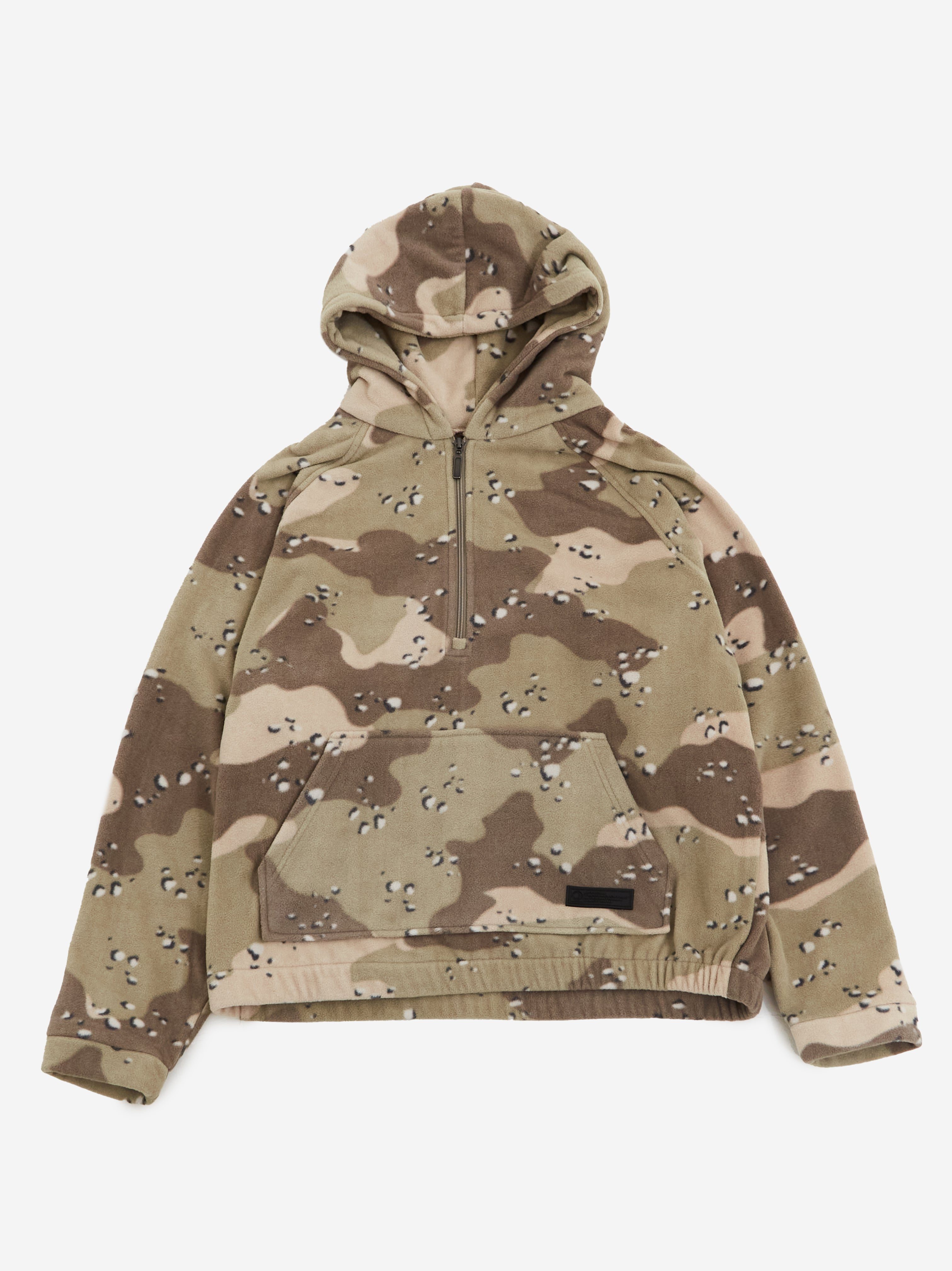 Image of thisisneverthat Hooded Fleece Half Zip Pullover - Camo