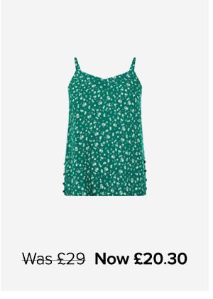 POPPY FLORAL CAMI TOP WITH SUSTAINABLE VISCOSE