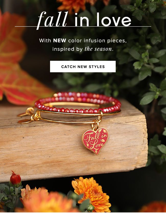 Fall in love with new color infusion pieces, inspired by the season. 