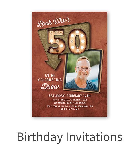 BIRTHDAY INVITATIONS