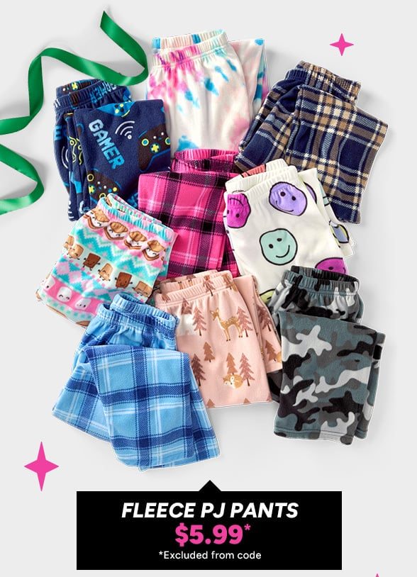 $5.99 Fleece PJ Pants 