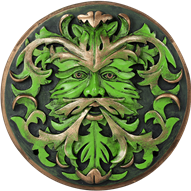 Bronzed Greenman Plaque