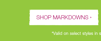 Shop markdowns