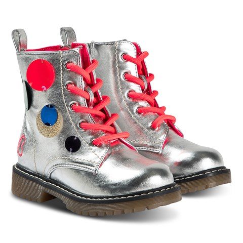Billieblush Silver Embellished Ankle Boots