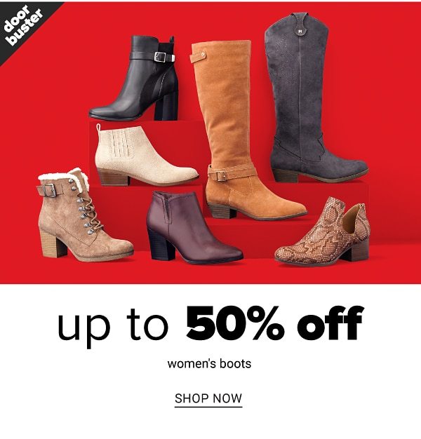 Up to 50% Off Women's Boots - Shop Now