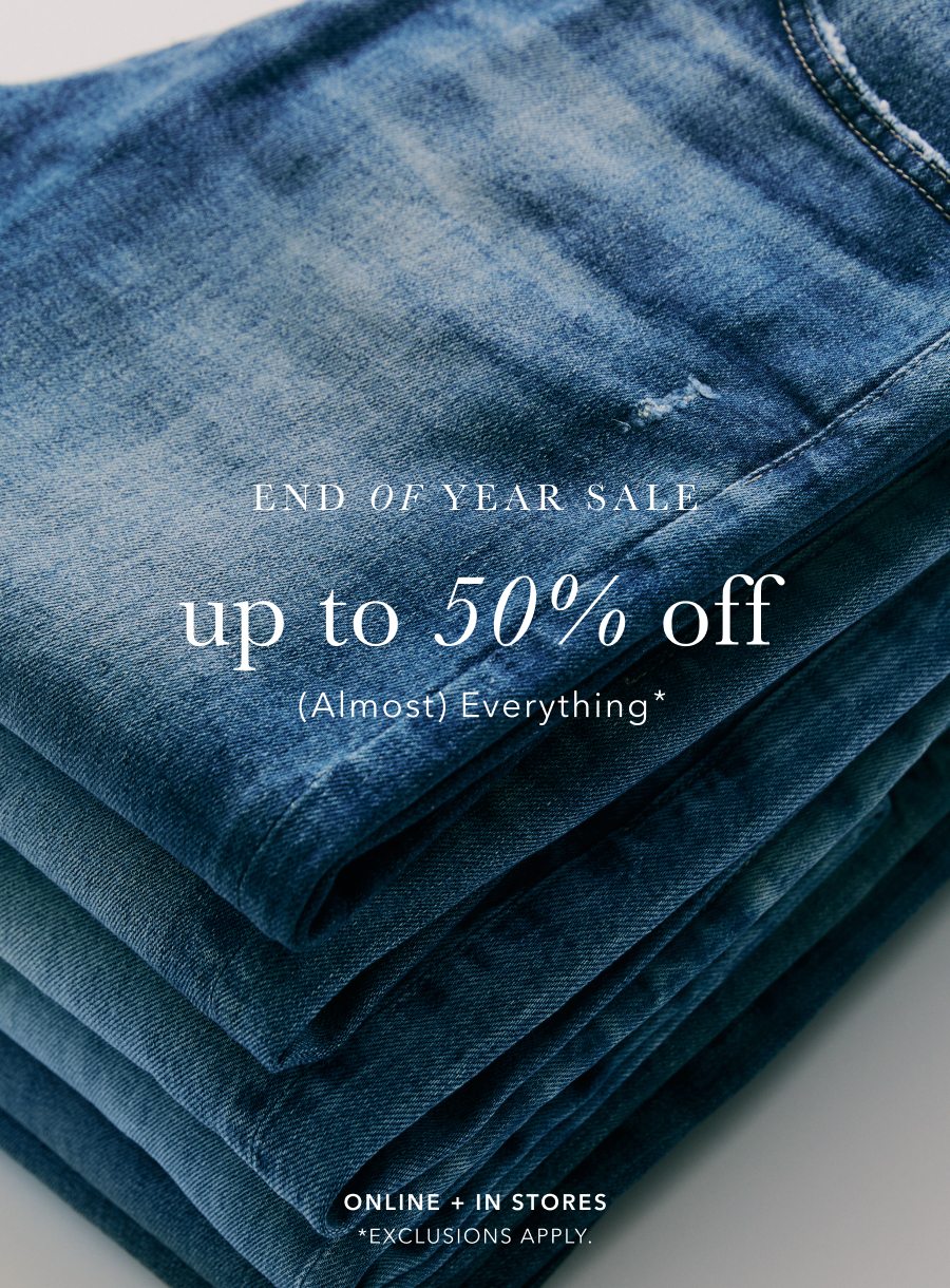 End of Year Sale: Up to 50% Off