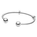 Pandora Moments Snake Chain Style Open Bangle