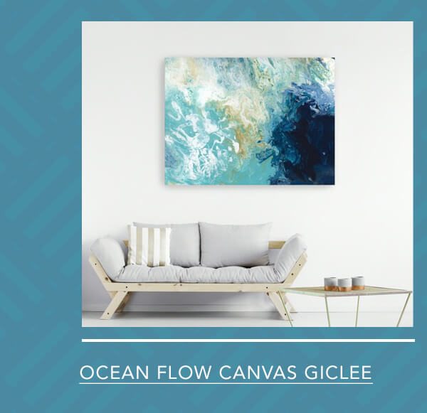 Ocean Flow Canvas Giclee | SHOP NOW