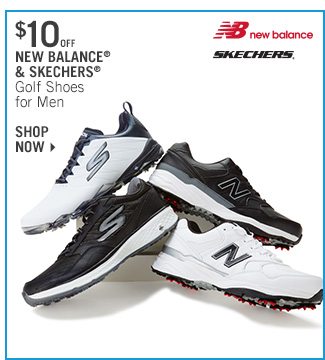 Shop $10 Off New Balance & Skechers Golf Shoes for Men
