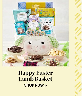 Happy Easter Lamb Basket