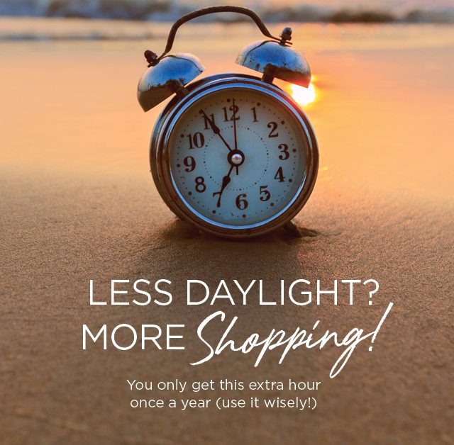 Less Daylight? More Shopping!