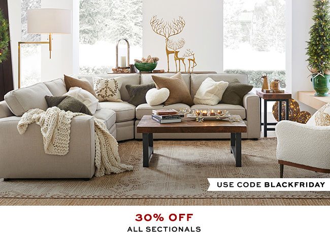 30% Off All sectionals