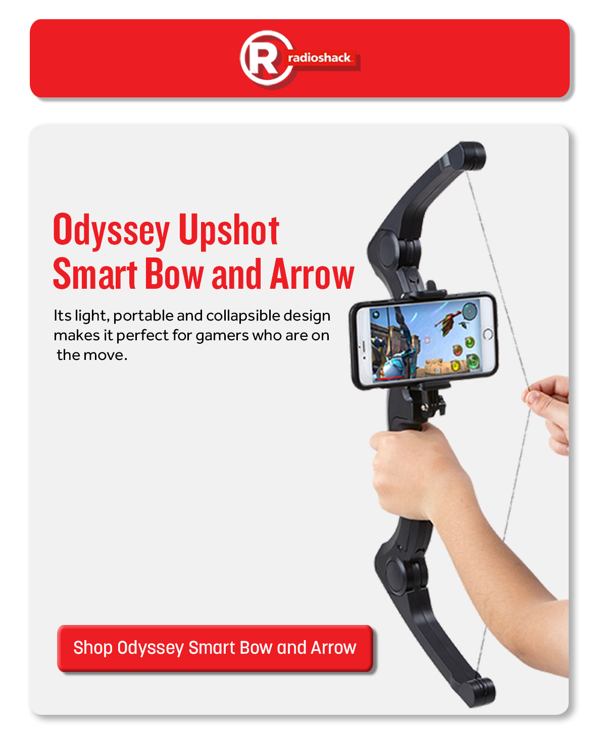 Odyssey Upshot Smart Bow and Arrow AR Gaming System