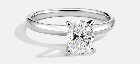 Now + Forever Solitaire Ring