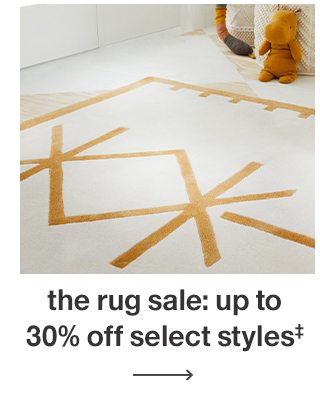 30% off Select Rugs