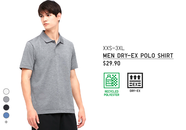 PDP3 - MEN DRY-EX POLO SHIRT