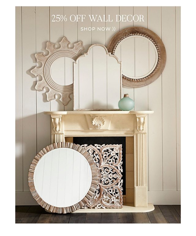 Twenty five percent off wall decor