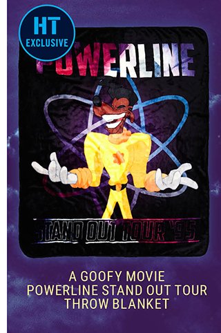 A Goofy Movie Powerline Standout Tour Throw Blanket