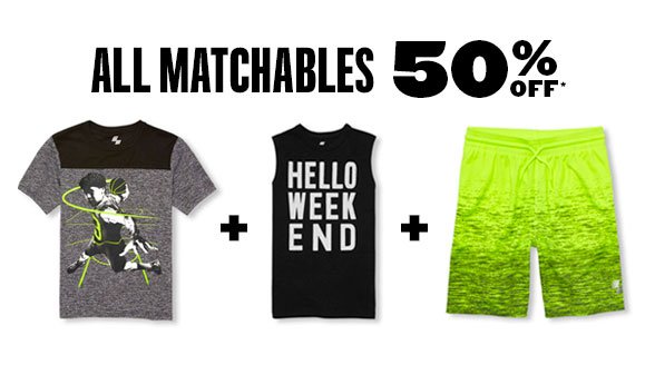 All Matchables 50% Off