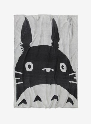 My Neighbor Totoro Tonal Throw Blanket