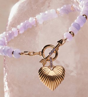 Puffy Heart Toggle Bracelet | Shop Now