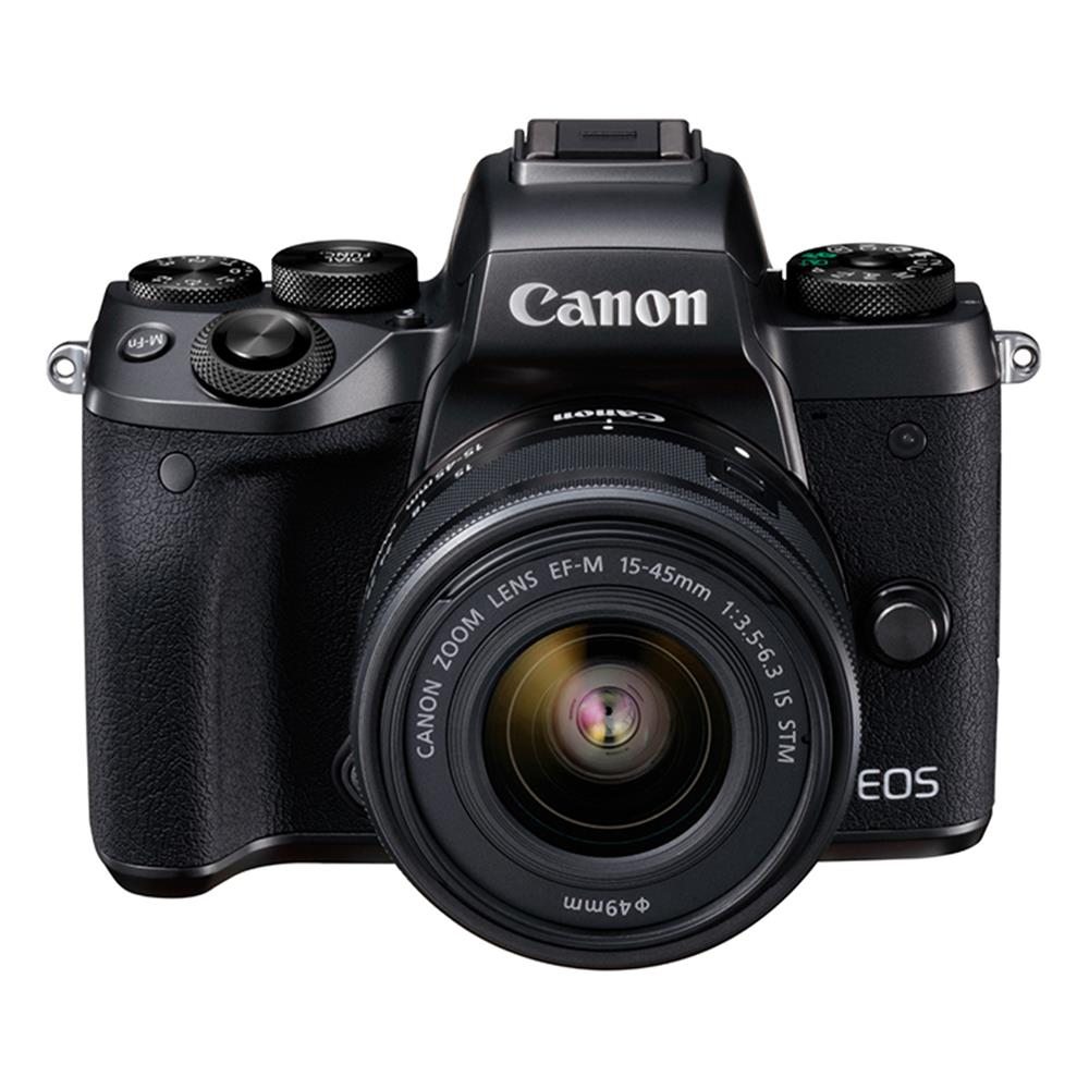 CANON EOS M5 BLACK W/EF-M 15-45MM IS LENS