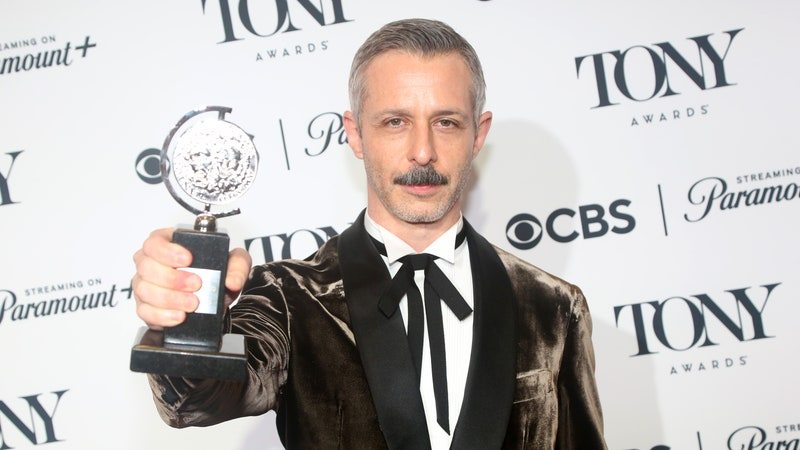 NEW YORK, NEW YORK - JUNE 16: Jeremy Strong, winner of the Best Performance by a Leading Actor in a Play award for “An Enemy of the People,” poses in the 77th Annual Tony Awards Press Room at David H. Koch Theater at Lincoln Center on June 16, 2024 in New York City. (Photo by Bruce Glikas/FilmMagic)