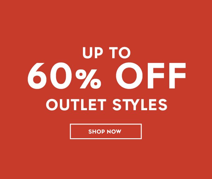 Extra 20% Off Outlet Styles