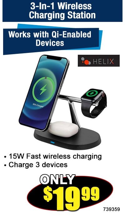 3-In-1 Wireless Charging Station