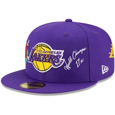 New Era Los Angeles Lakers Purple Icon 2.0 59FIFTY Fitted Hat