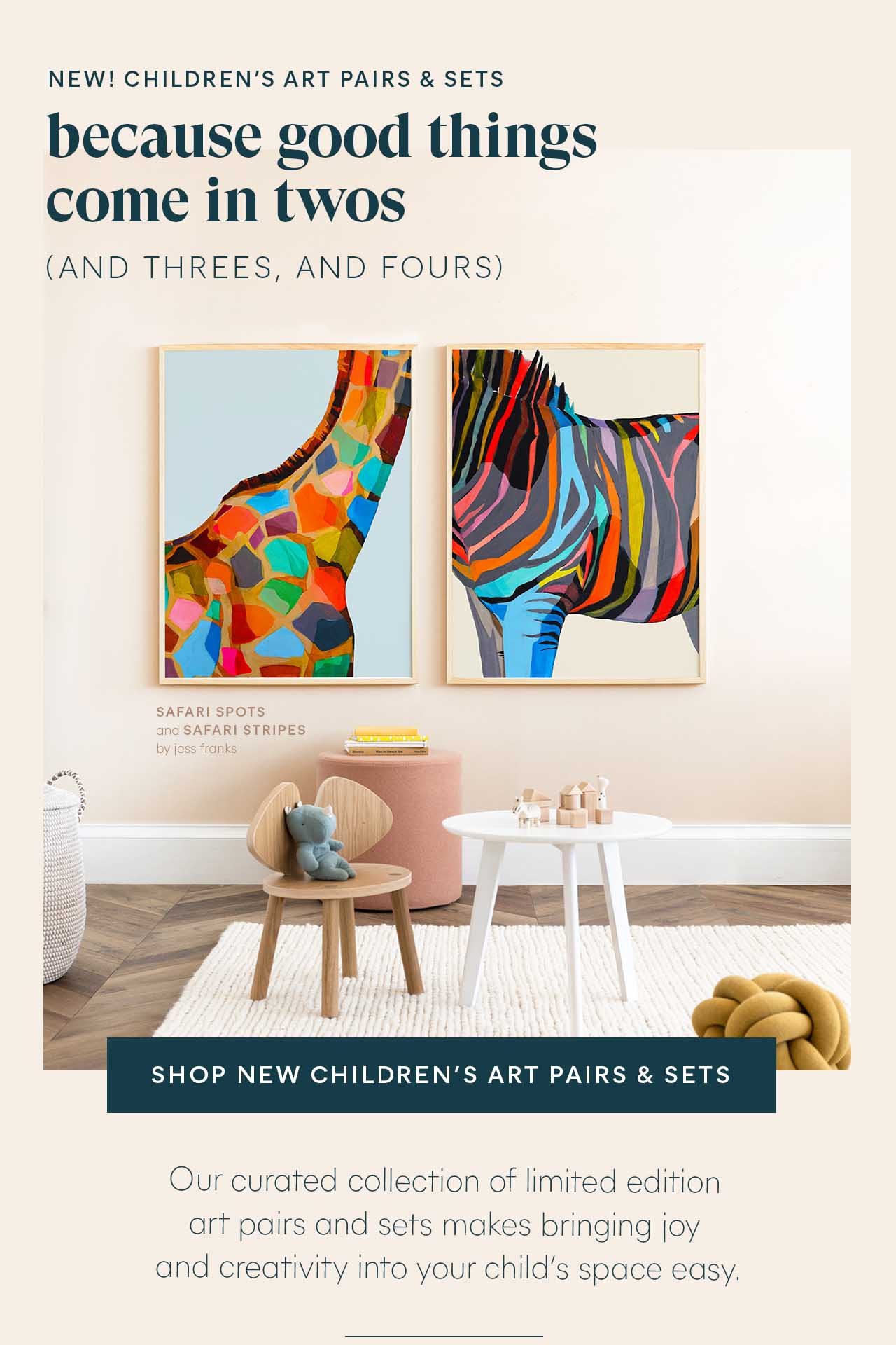 Shop New Kid's Art Pairs & Sets