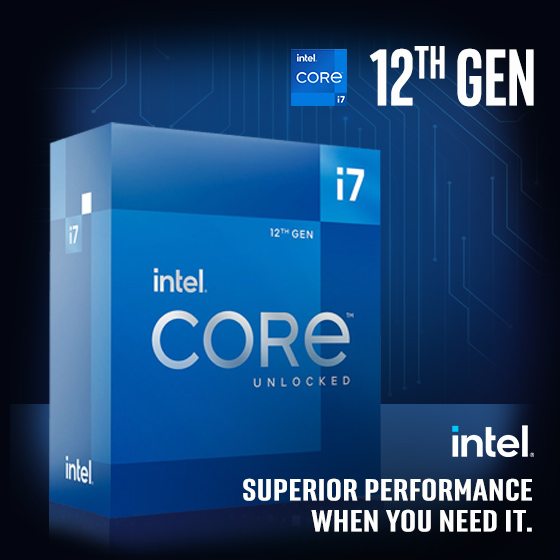 Intel Core i7-12700K Alder Lake 3.6GHz Twelve-Core LGA 1700 Boxed Processor