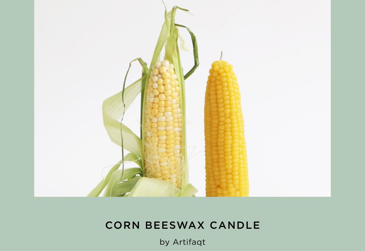 Corn Beeswax Candle