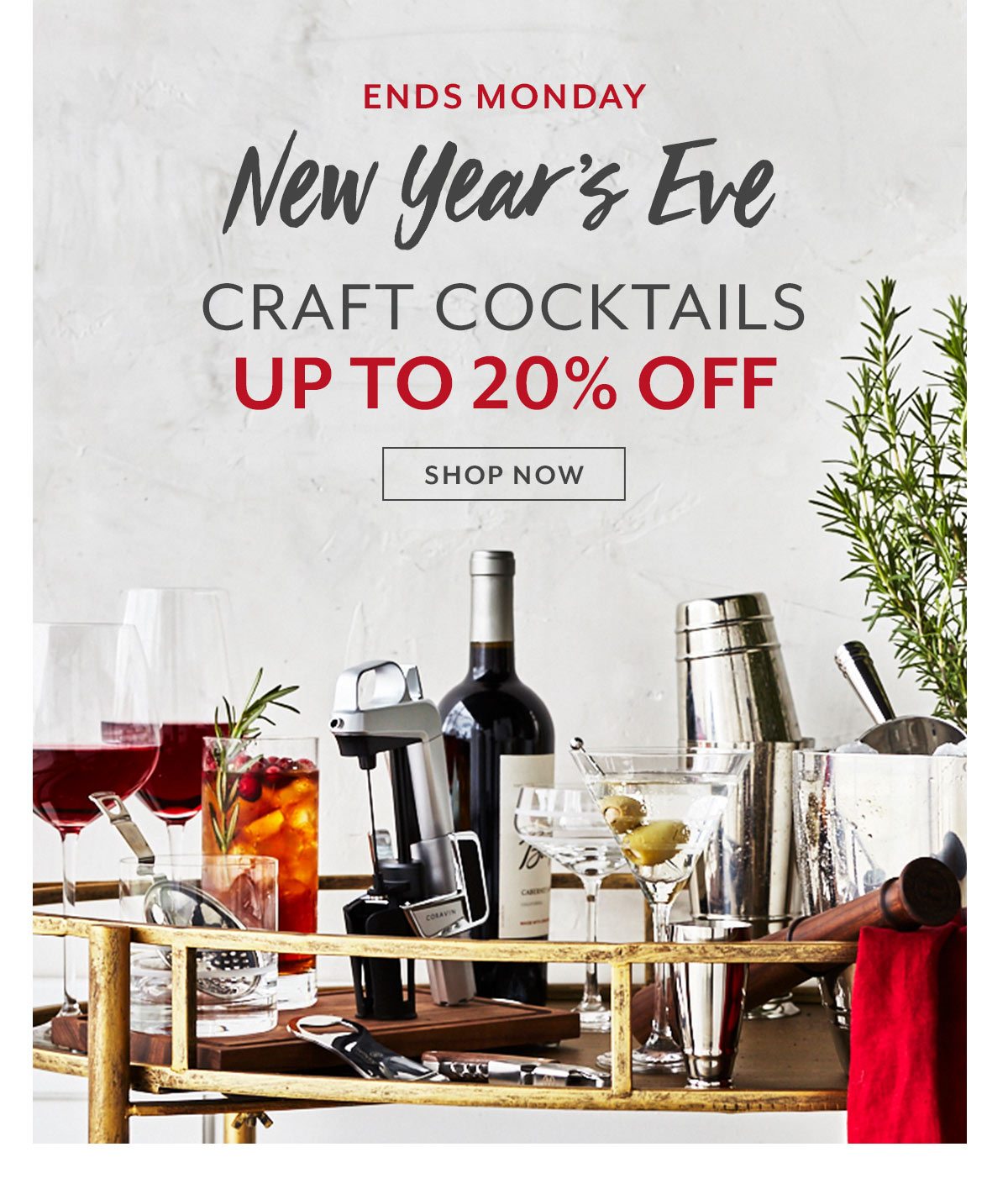 New Years Eve Craft Cocktails