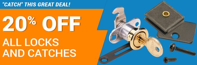 20% Off All Locks and Catches