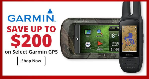 Save on Select Garmin GPS