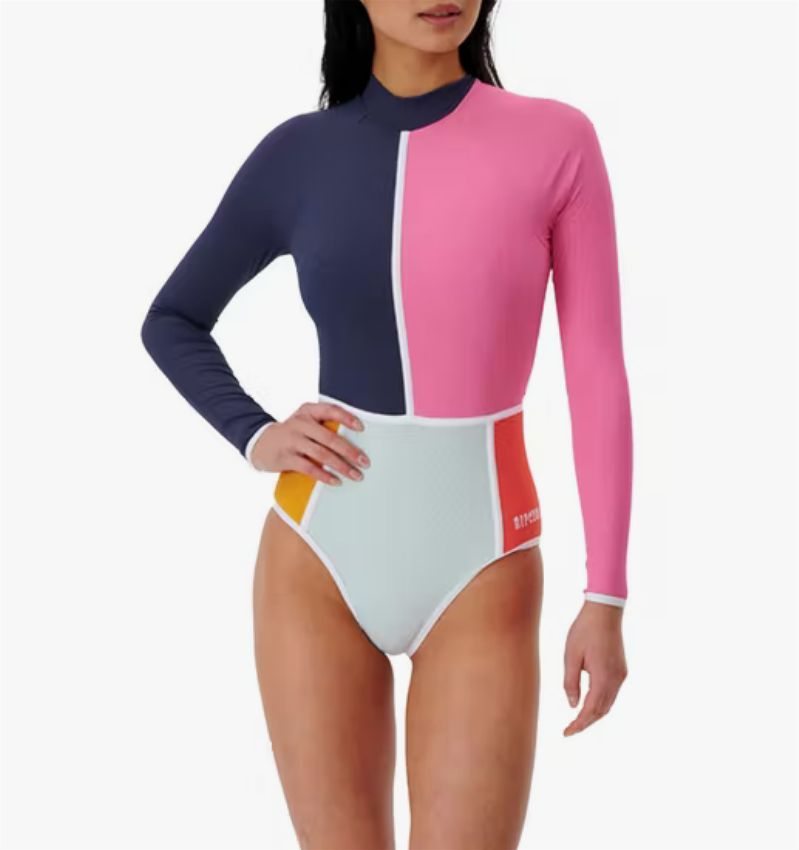 Rip Curl Heat Wave Long Sleeve One Piece Swimsuit