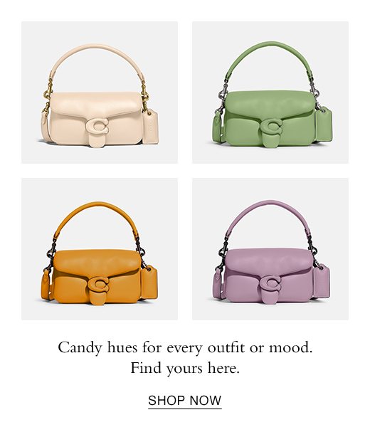 Candy hues for every outfit or mood. Find yours here. SHOP NOW