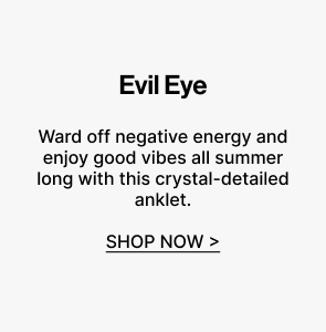 Evil Eye Crystal Anklet | Shop Now